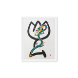 Light of Awakening - Energy Art by Yesang Lee - Framed Canvas Print