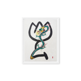 Light of Awakening - Energy Art by Yesang Lee - Framed Canvas Print