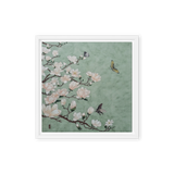 Radiant Being - Energy Art by Yesang Lee - Framed Canvas Print