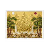 The Center of Being - Energy Art by Yesang Lee - Framed Canvas Print