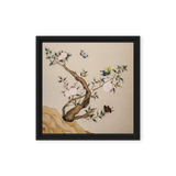 The Connection of the Center - Energy Art by Yesang Lee - Framed Canvas Print