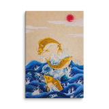 Ascending Energy - Energy Art by Yesang Lee - Unframed Canvas Print