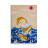 Ascending Energy - Energy Art by Yesang Lee - Unframed Canvas Print