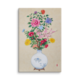 Blooming into Being - Energy Art by Yesang Lee - Unframed Canvas Print