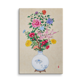 Blooming into Being - Energy Art by Yesang Lee - Unframed Canvas Print