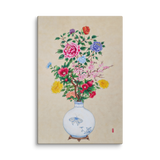 Blooming into Being - Energy Art by Yesang Lee - Unframed Canvas Print