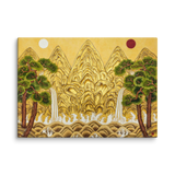 The Center of Being - Energy Art by Yesang Lee - Unframed Canvas Print