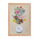 Blooming into Being - Energy Art by Yesang Lee - Framed Paper Print