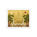 The Center of Being - Energy Art by Yesang Lee - Framed Paper Print