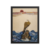 The Gaze of Awareness - Energy Art by Yesang Lee - Framed Paper Print