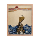 The Gaze of Awareness - Energy Art by Yesang Lee - Framed Paper Print