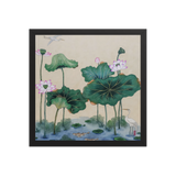 Where Stillness Abides - Energy Art by Yesang Lee - Framed Paper Print