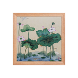 Where Stillness Abides - Energy Art by Yesang Lee - Framed Paper Print