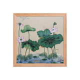 Where Stillness Abides - Energy Art by Yesang Lee - Framed Paper Print