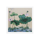 Where Stillness Abides - Energy Art by Yesang Lee - Framed Paper Print