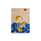Ascending Energy - Energy Art by Yesang Lee - Unframed Paper Print