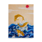 Ascending Energy - Energy Art by Yesang Lee - Unframed Paper Print