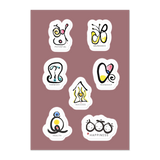 Manwol's Fortune Talismans Sticker Sheet