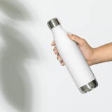 WE'RE EARTH CITIZENS | Stainless Steel Water Bottle | White