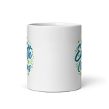 WE'RE EARTH CITIZENS White Glossy Ceramic Mug