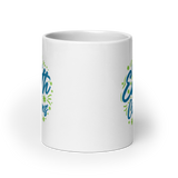 WE'RE EARTH CITIZENS White Glossy Ceramic Mug