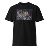 THE CYCLE OF LIFE Unisex Premium Cotton T-shirt Energy Art by Meekyung Shin - Dark