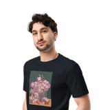 BLESSINGS UPON BLESSINGS  #7 Unisex Premium Cotton T-shirt Energy Art by Meekyung Shin - Dark