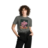 BLESSINGS UPON BLESSINGS  #7 Unisex Premium Cotton T-shirt Energy Art by Meekyung Shin - Dark