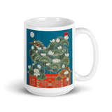 MAGIC IN A DREAM - White Glossy Ceramic Mug - Energy Art by Meekyung Shin