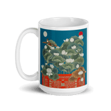 MAGIC IN A DREAM - White Glossy Ceramic Mug - Energy Art by Meekyung Shin