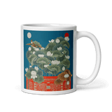 MAGIC IN A DREAM - White Glossy Ceramic Mug - Energy Art by Meekyung Shin