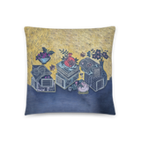 Blessings Upon Blessings 2504 Throw Pillow by Meekyung Shin
