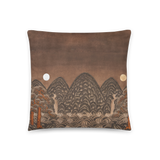 Where Night and Day Coexist Throw Pillow by Meekyung Shin