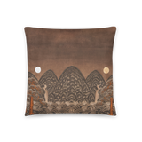 Where Night and Day Coexist Throw Pillow by Meekyung Shin