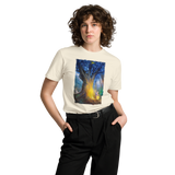 FOREST OF DANCING SOULS Unisex Premium Cotton T-shirt Energy Art by Al Choi - Light