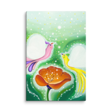 Bird of the Soul-Love - Energy Art by Jisu Han - Unframed Canvas Print