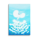 Bird of the Soul  #13-2 - Energy Art by Jisu Han - Unframed Canvas Print