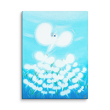 Bird of the Soul  #13-2 - Energy Art by Jisu Han - Unframed Canvas Print