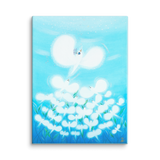 Bird of the Soul  #13-2 - Energy Art by Jisu Han - Unframed Canvas Print