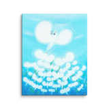 Bird of the Soul  #13-2 - Energy Art by Jisu Han - Unframed Canvas Print