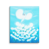 Bird of the Soul  #13-2 - Energy Art by Jisu Han - Unframed Canvas Print