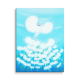 Bird of the Soul  #13-2 - Energy Art by Jisu Han - Unframed Canvas Print