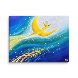 Bird of the Soul  #26-1 - Energy Art by Jisu Han - Unframed Canvas Print
