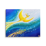 Bird of the Soul  #26-1 - Energy Art by Jisu Han - Unframed Canvas Print