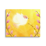 Bird of the Soul  #27 - Energy Art by Jisu Han - Unframed Canvas Print