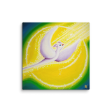 Bird of the Soul  #28 - Energy Art by Jisu Han - Unframed Canvas Print