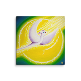 Bird of the Soul  #28 - Energy Art by Jisu Han - Unframed Canvas Print