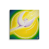 Bird of the Soul  #28 - Energy Art by Jisu Han - Unframed Canvas Print