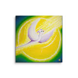 Bird of the Soul  #28 - Energy Art by Jisu Han - Unframed Canvas Print