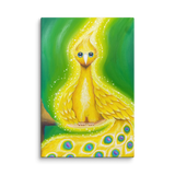 Bird of the Soul  #30 - Energy Art by Jisu Han - Unframed Canvas Print